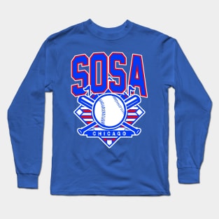 Vintage Chicago Baseball Sosa Long Sleeve T-Shirt